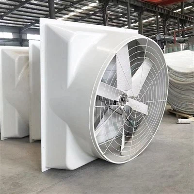 Kümes hayvanı çiftliği duvarı monte fan endüstriyel fiberglas fan